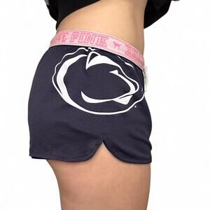 Rare 2000s PINK Penn State Low Rise Mini Shorts – Size M